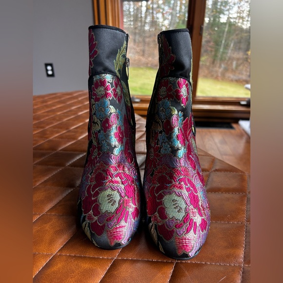 Marc Fisher Floral Embroidered Women's Boots - Picture 2 of 9